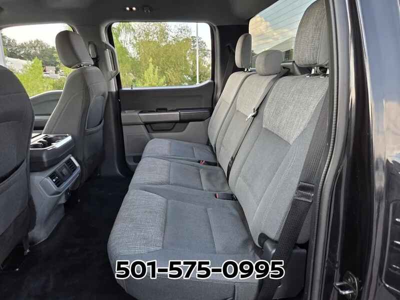 Used 2022 Agate Black Metallic FORD XLT 4WD SUPERCREW 5.5