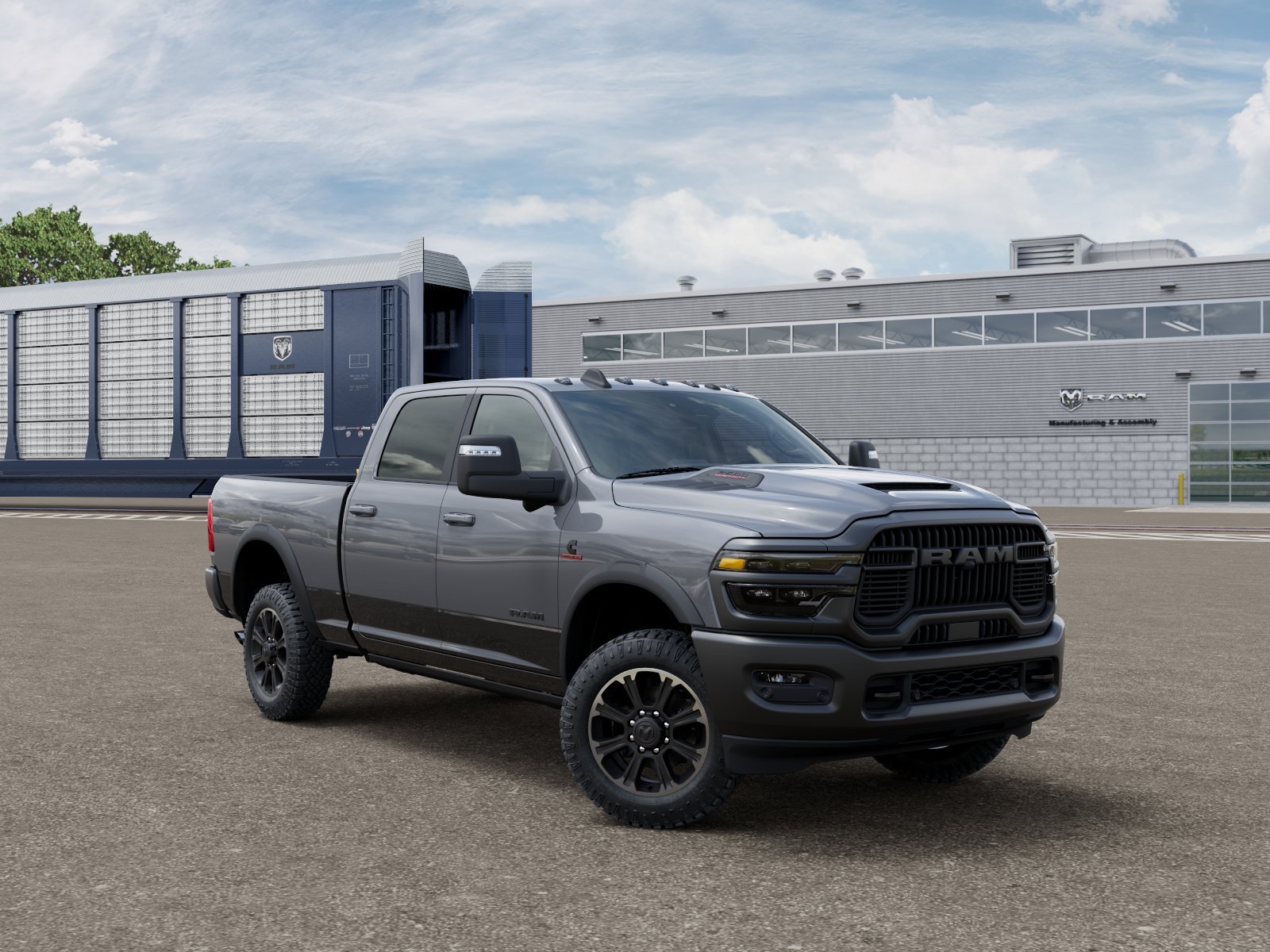 New 2026 Ceramic Gray Clearcoat RAM Rebel image 3