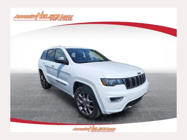 Used 2021 White Jeep Limited image 1