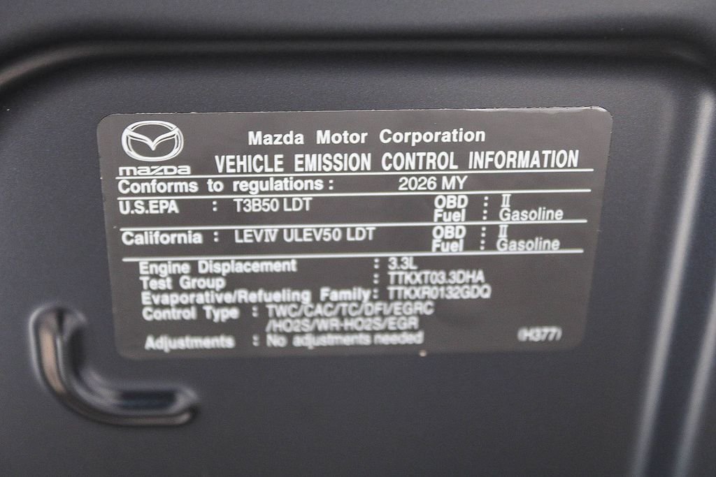 New 2026 Deep Crystal Blue Mica Mazda 3.3 Turbo S Premium Sport AWD image 13