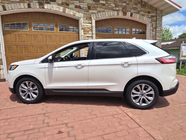 Used 2019 White Platinum Tri-Coat Metallic FORD TITANIUM image 6