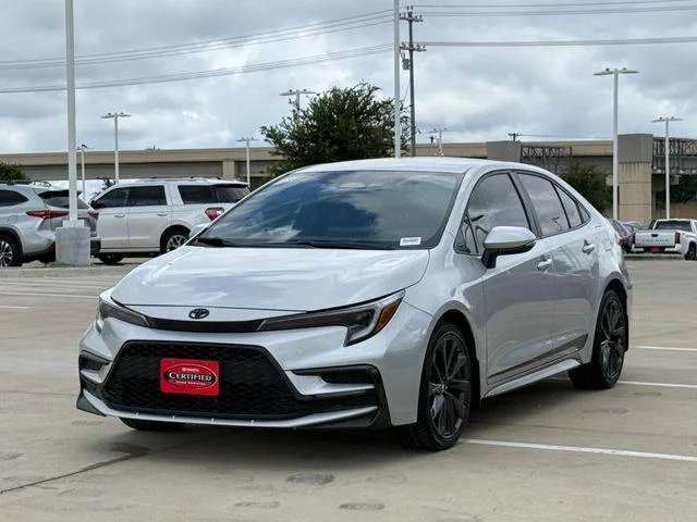 Certified Used 2024 CLASSIC SILVER METALLIC Toyota SE image 7
