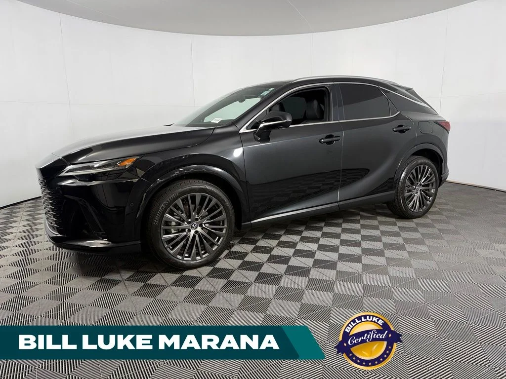 Certified Used 2023 Black Lexus 350 Luxury image 1