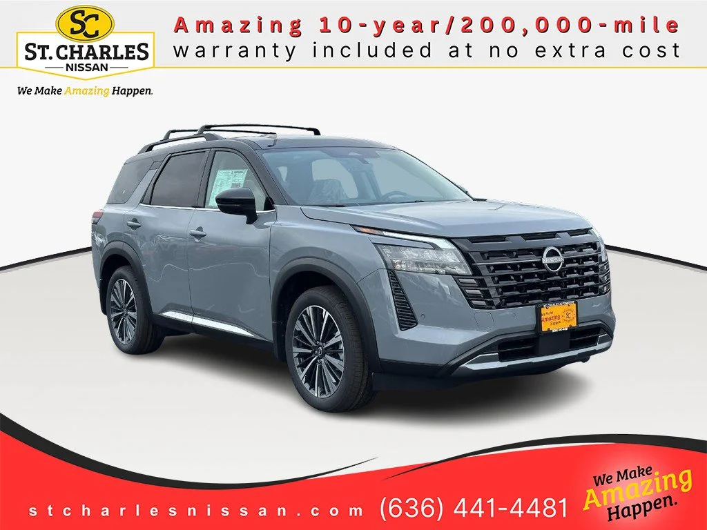 New 2026 Boulder Gray Pearl / Super Black Two-tone Nissan Platinum image 1
