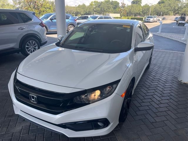 Used 2019 Platinum White Pearl Honda Sport image 3