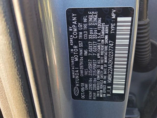 Used 2019 Silver Hyundai SEL image 5