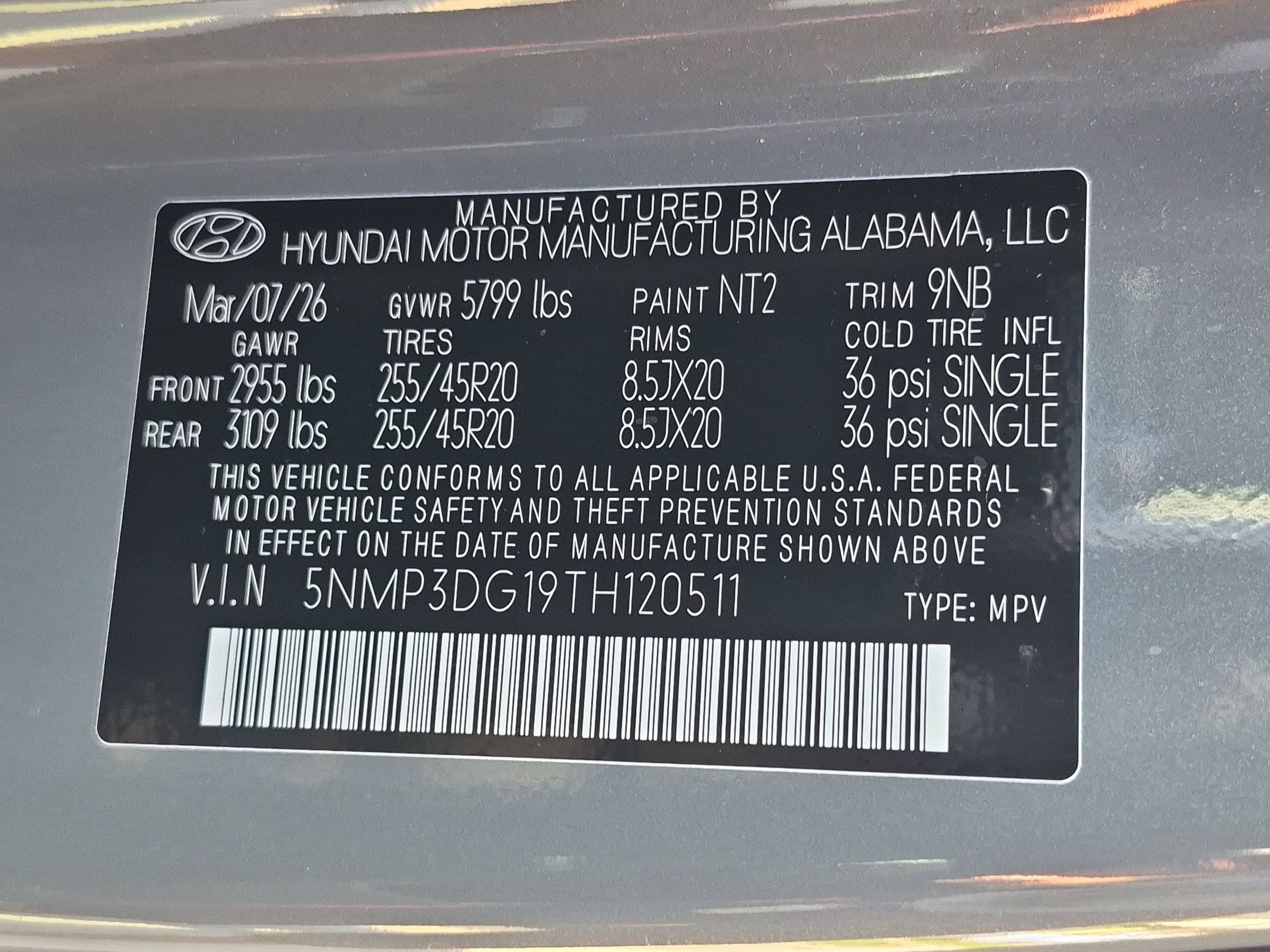 New 2026 Hampton Gray Hyundai Limited image 31