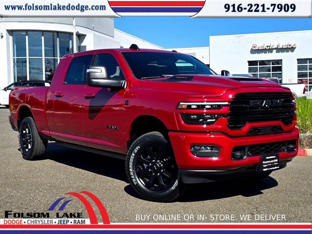 New 2026 Molten Red Pearl-Coat Exterior Paint RAM Laramie image 1