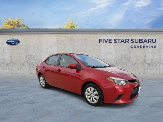 Used 2014 Toyota Corolla LE with VIN 2T1BURHE6EC095677 for sale in Grapevine, TX