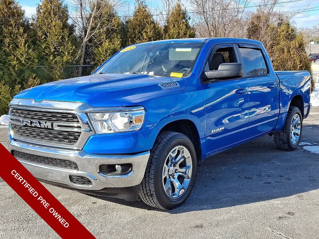 Used 2022 Hydro Blue Pearlcoat Ram Big Horn image 5