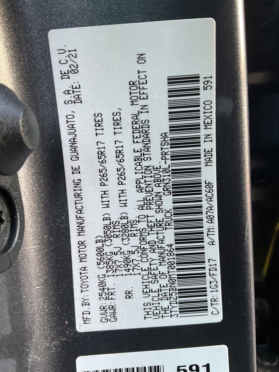 2021 Toyota Tacoma TRD Sport - Photo 33
