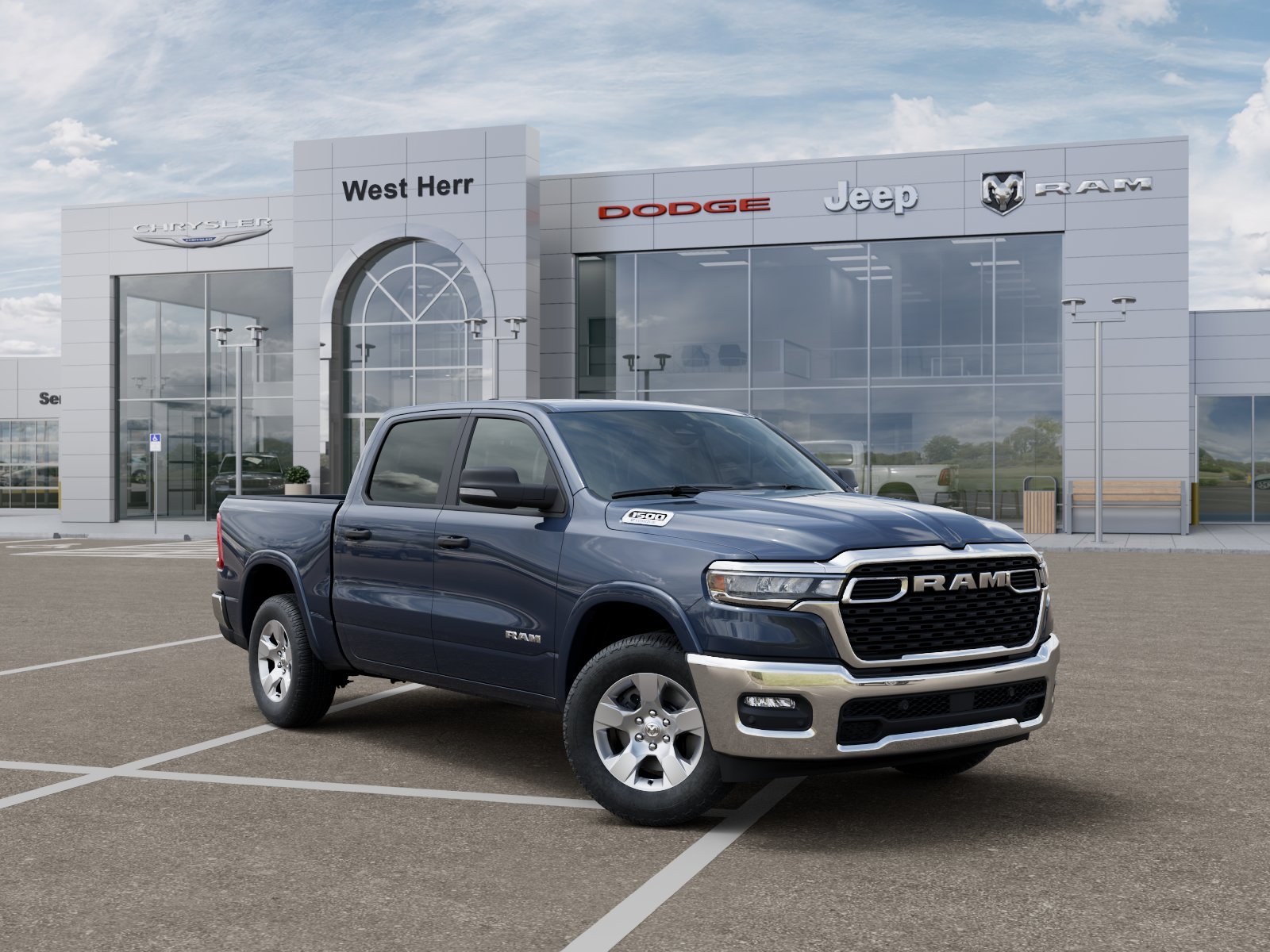 New 2026 Forged Blue Metallic Exterior Paint RAM RAM 1500 BIG HORN CREW CAB 4X4 image 31