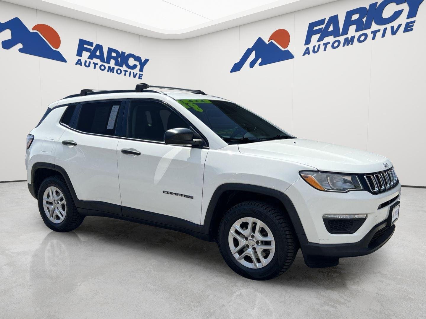 Used 2018 White Clearcoat Jeep Sport image 3