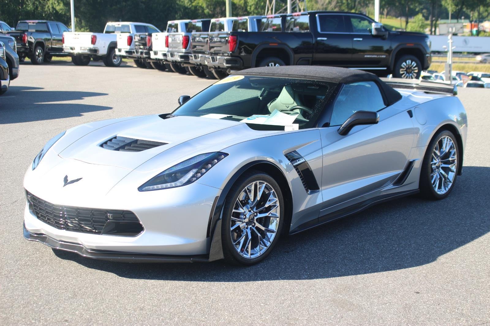 Used 2019 BLADE SILVER METALLIC Chevrolet Z06 2LZ image 3