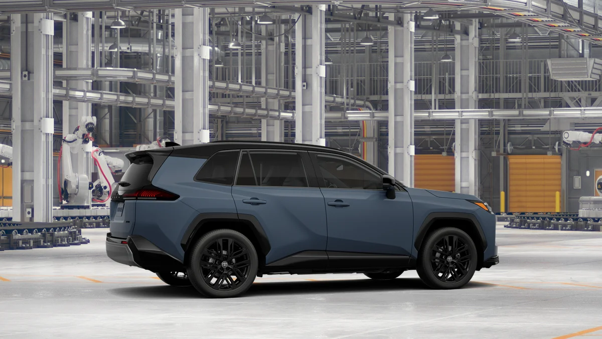 New 2026 Storm Cloud with Midnight Black Metallic roof Toyota XSE image 11