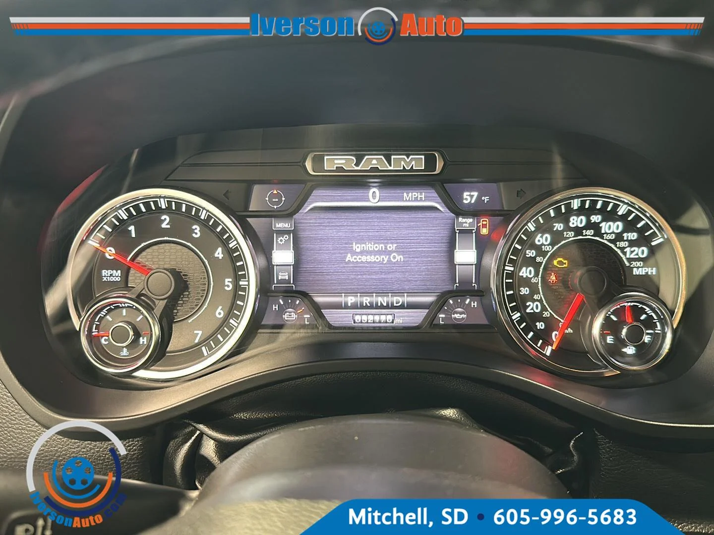 Used 2023 Flame Red Clearcoat Ram Big Horn image 17