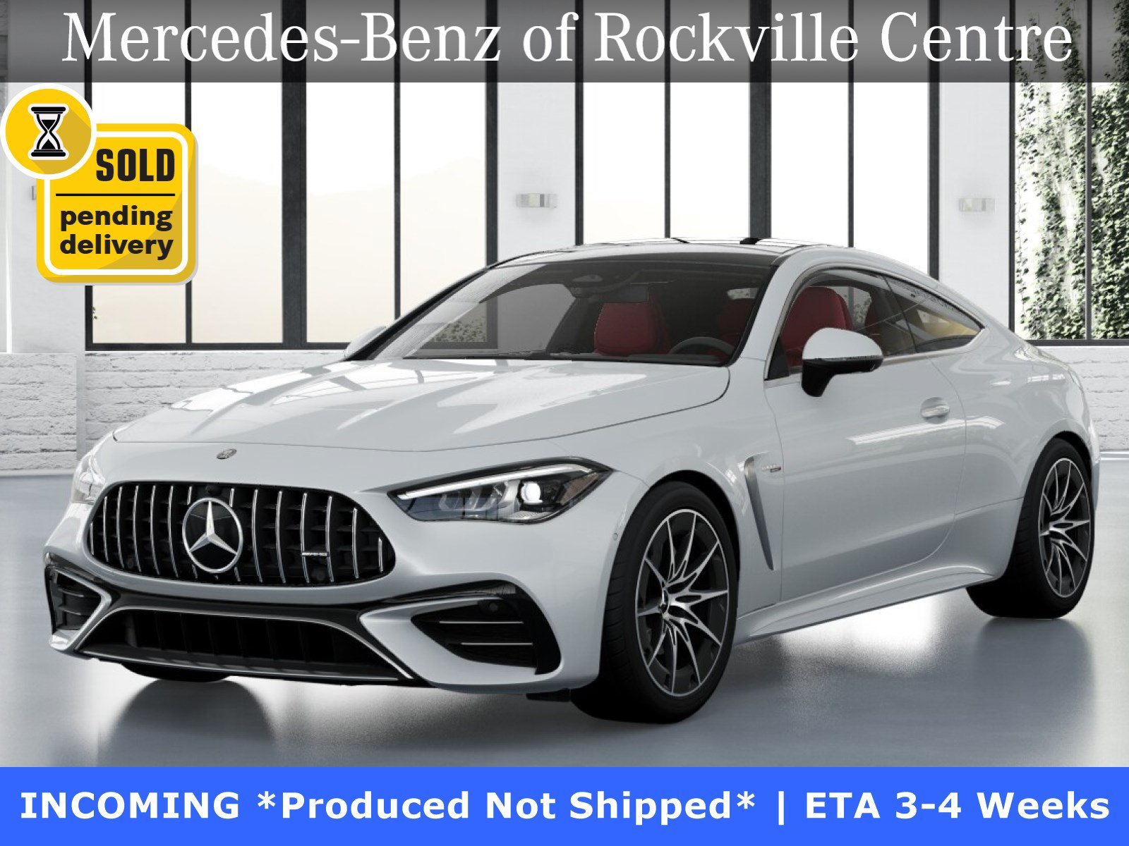 New 2027 MANUFAKTUR Moonlight White Metallic Mercedes-Benz AMG® CLE 53 4MATIC+ Coupe image 1