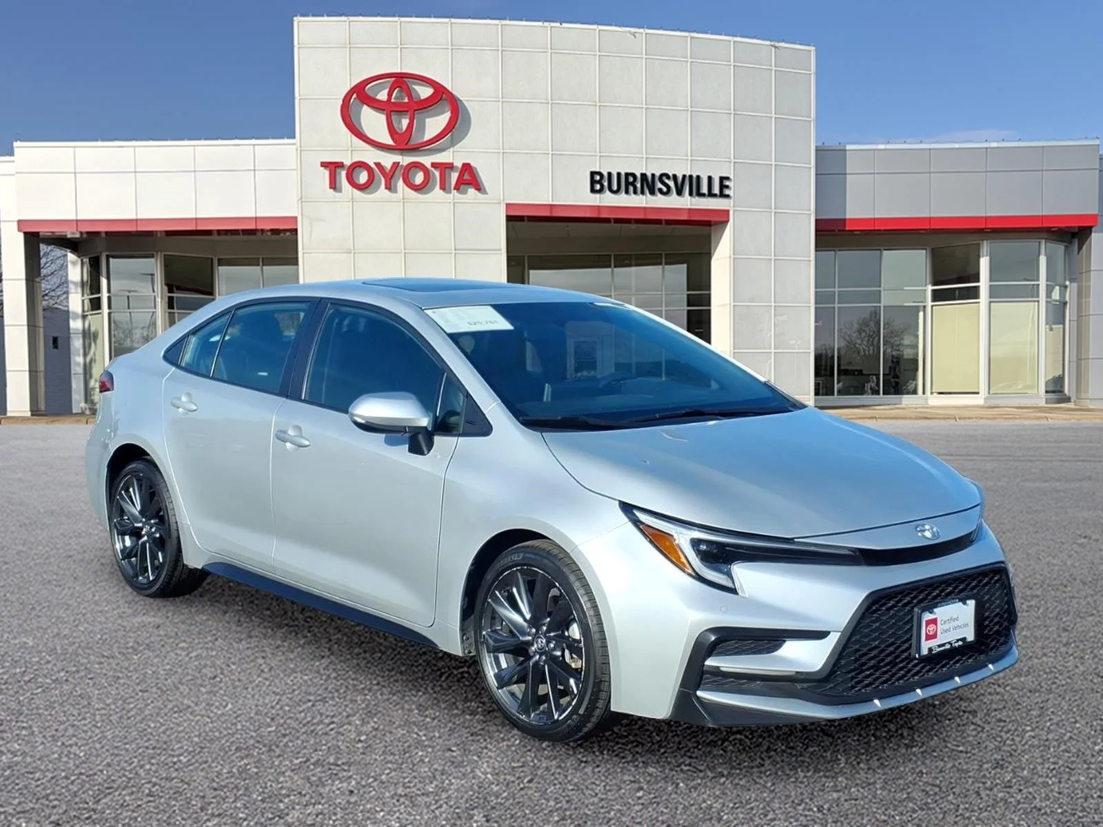 Certified Used 2024 Silver Toyota XSE image 1