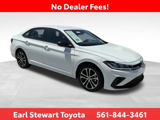 Used 2025 Volkswagen Jetta Sport with VIN 3VWBX7BUXSM012764 for sale in Lake Park, FL