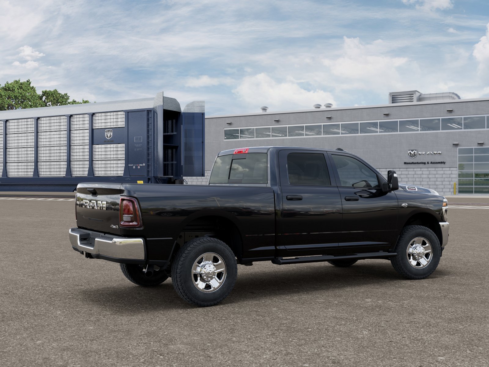New 2027 Diamond Black Crystal Pearlcoat RAM TRADESMAN image 4