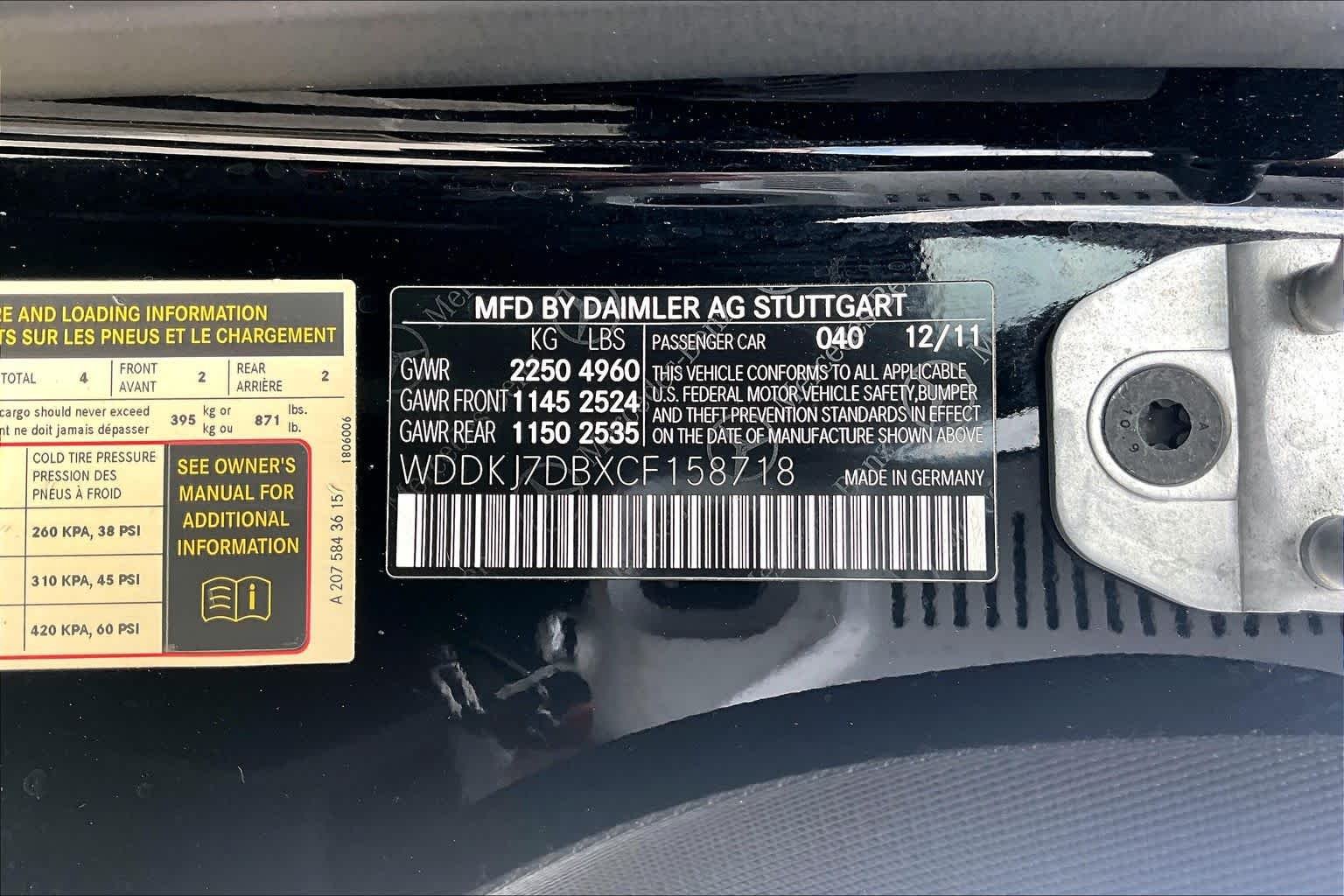 Used 2012 Black Mercedes-Benz E 550 image 32
