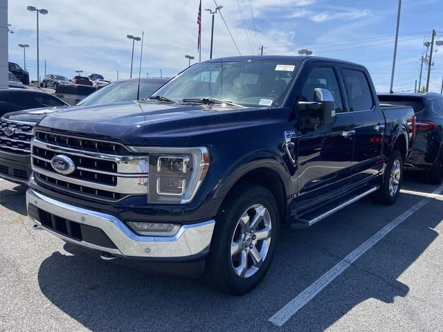 Certified Used 2023 Antimatter Blue Metallic Ford Lariat image 3