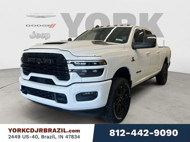 New 2026 Bright White Clear-Coat Exterior Paint RAM Laramie image 1