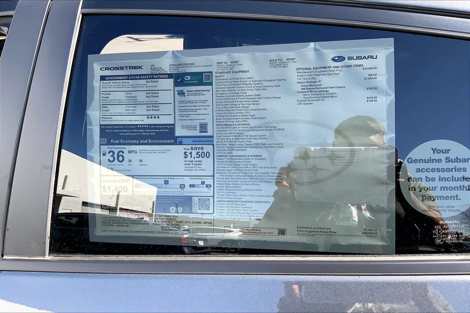 2026 Subaru Crosstrek Limited - Photo 19
