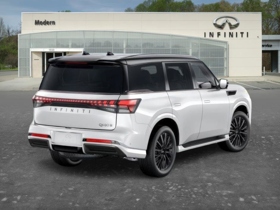 New 2027 Radiant White/Black Obsidian INFINITI AUTOGRAPH image 5