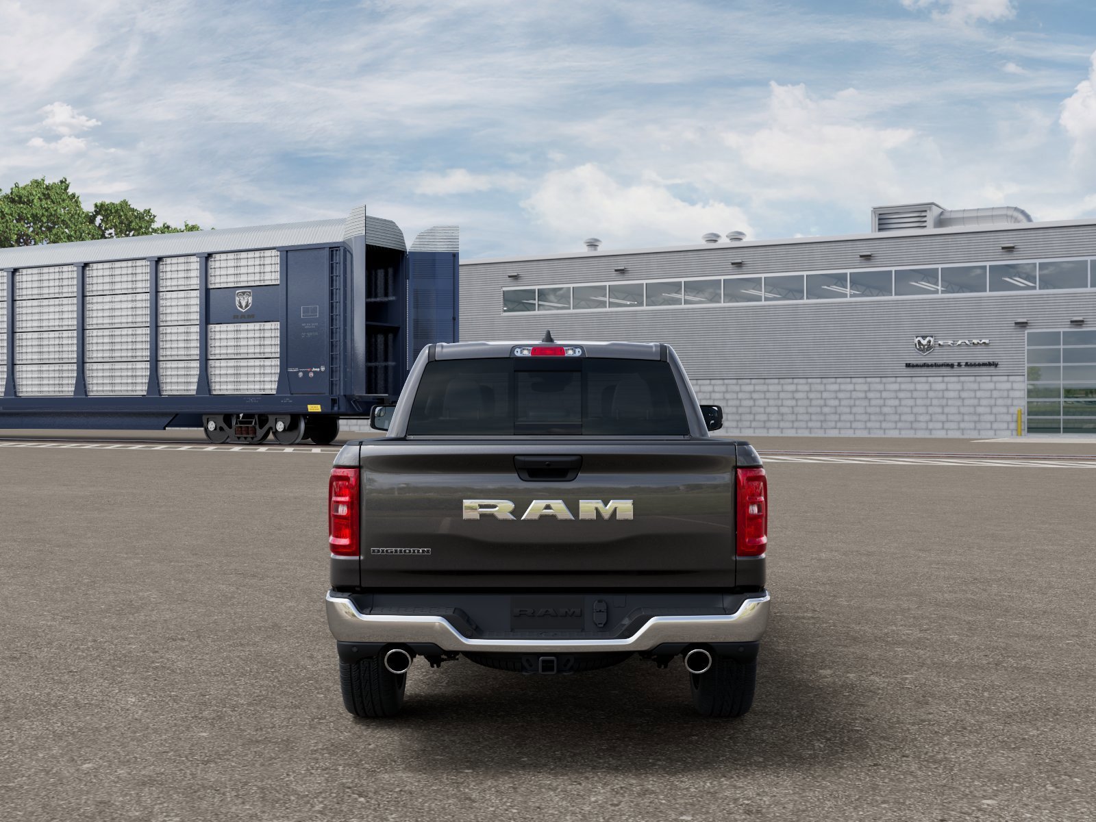 New 2026 Granite Crystal Metallic Clearcoat RAM Big Horn image 7