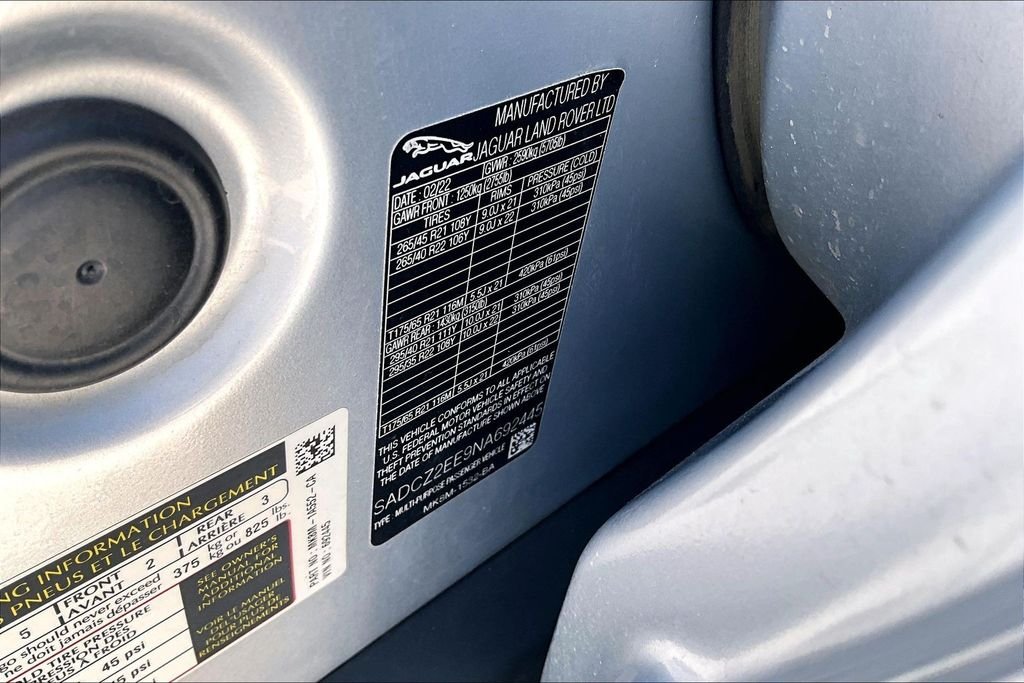 Used 2022 Silver Jaguar SVR image 32