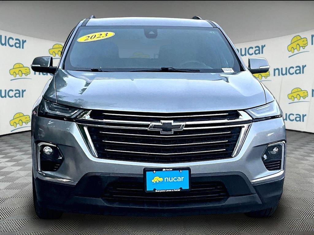Used 2023 STERLING GRAY METALLIC Chevrolet LT Leather image 2