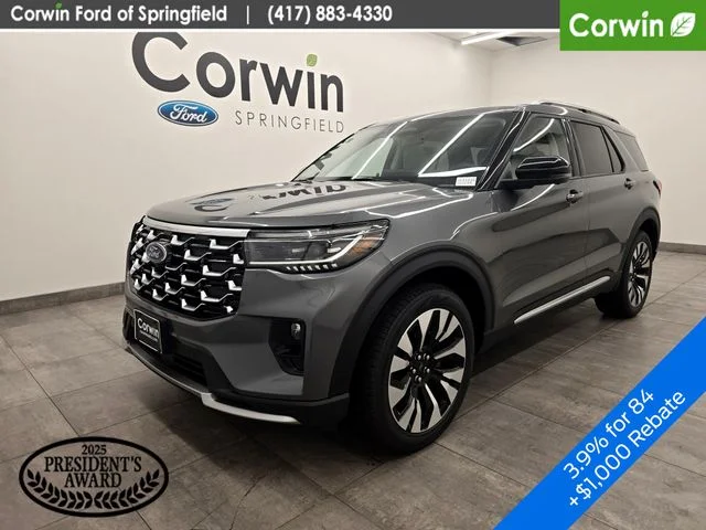 New 2026 Carbonized Gray Metallic Ford Platinum™ image 1