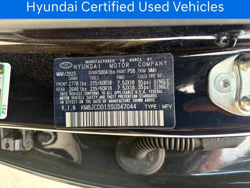 Certified Pre-Owned 2025 Hyundai Tucson Hybrid SEL Convenience