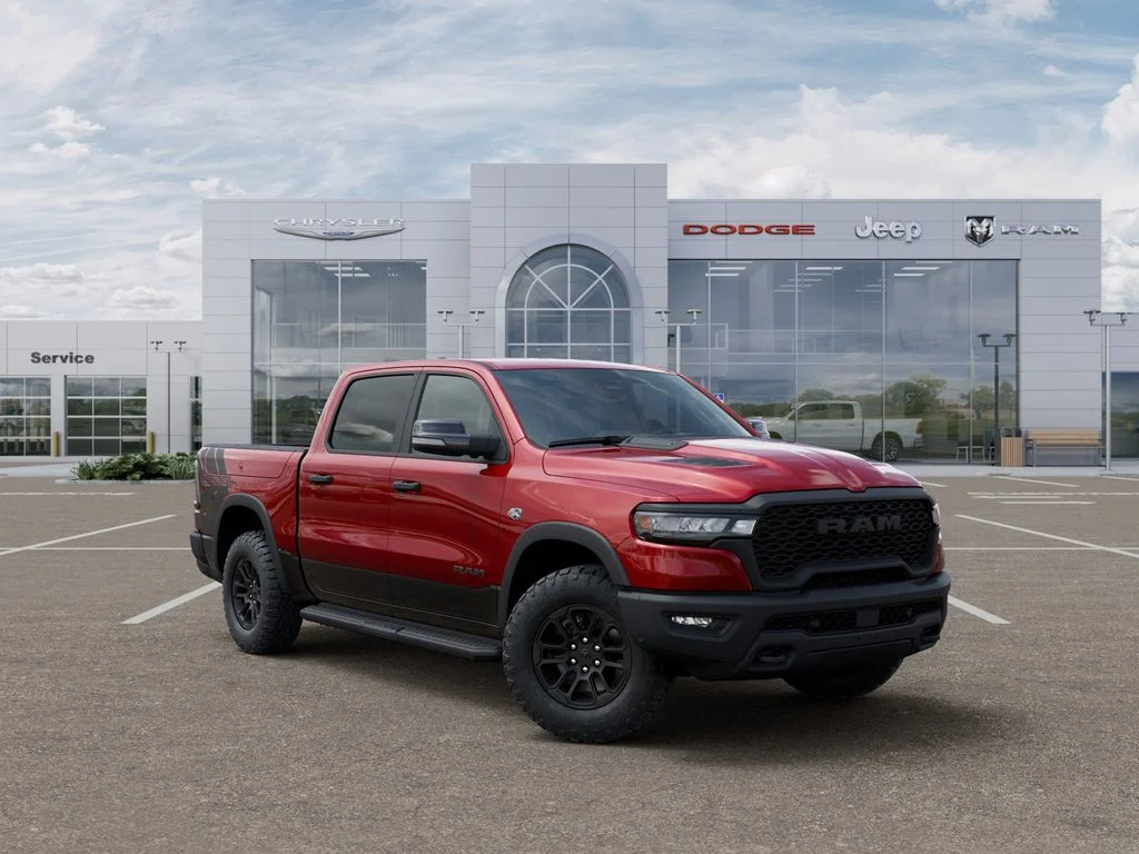 New 2026 Molten Red Pearl-Coat Exterior Paint RAM Rebel image 6
