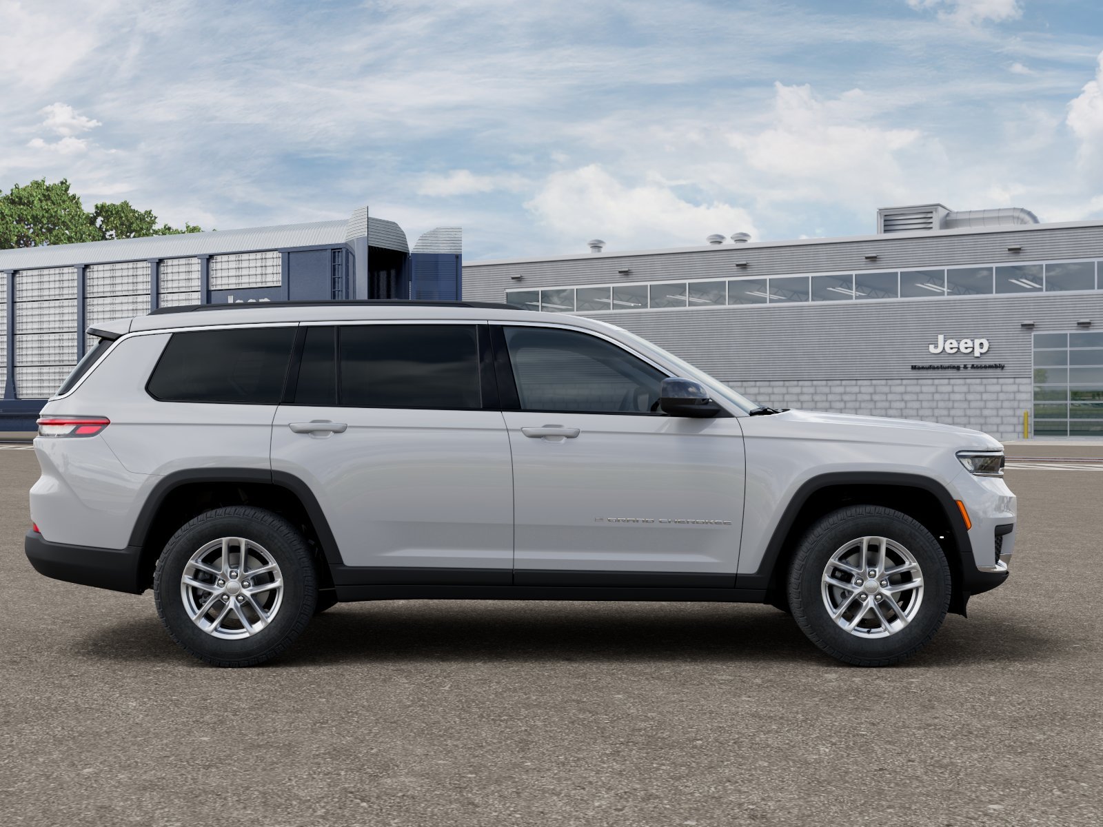 New 2026 Bright White Clear-Coat Exterior Paint Jeep Laredo X image 12