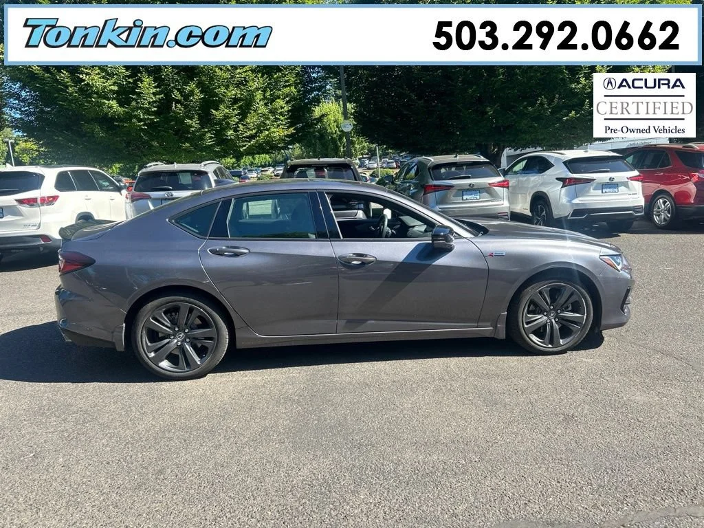 Certified Used 2021 Modern Steel Metallic Acura SH-AWD A-SPEC image 17
