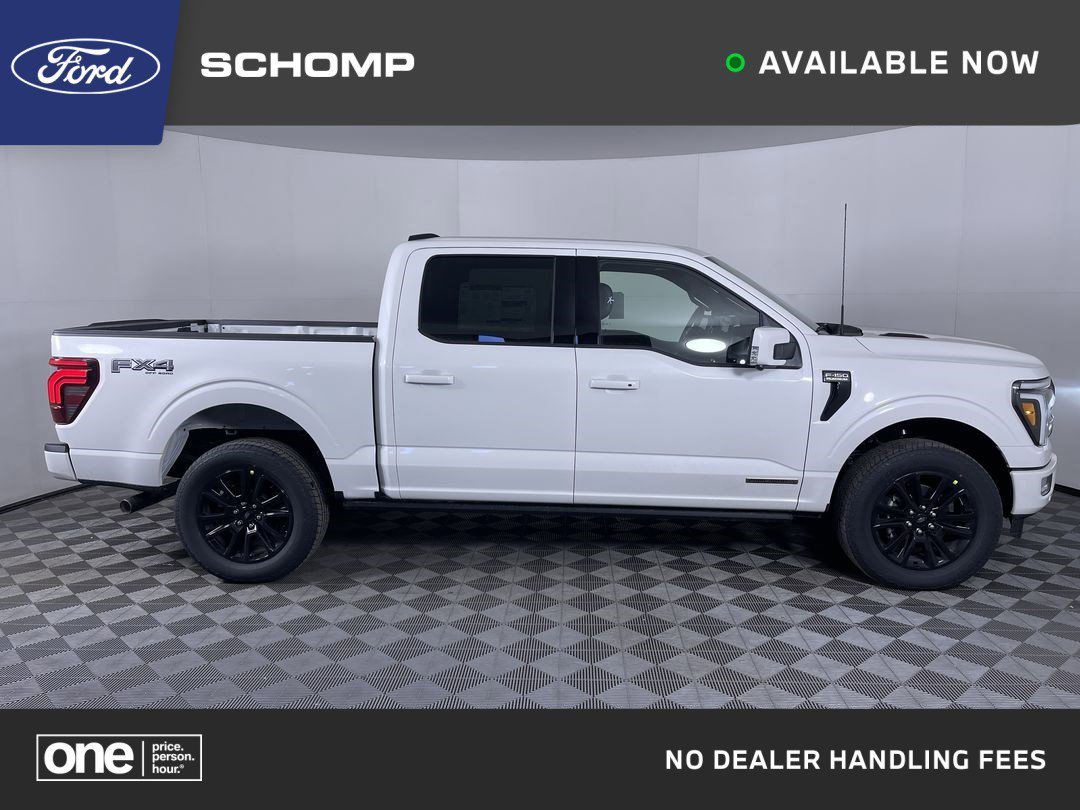 New 2025 Star White Metallic Tri-Coat Ford Platinum image 1
