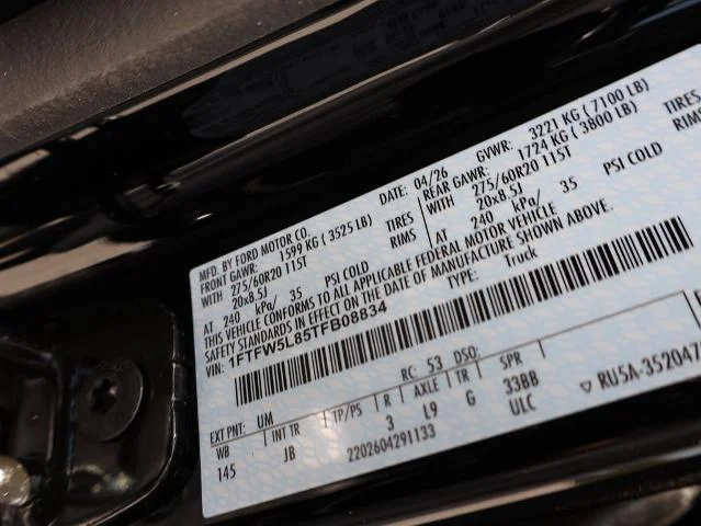 New 2026 Agate Black Metallic Ford Lariat® image 40