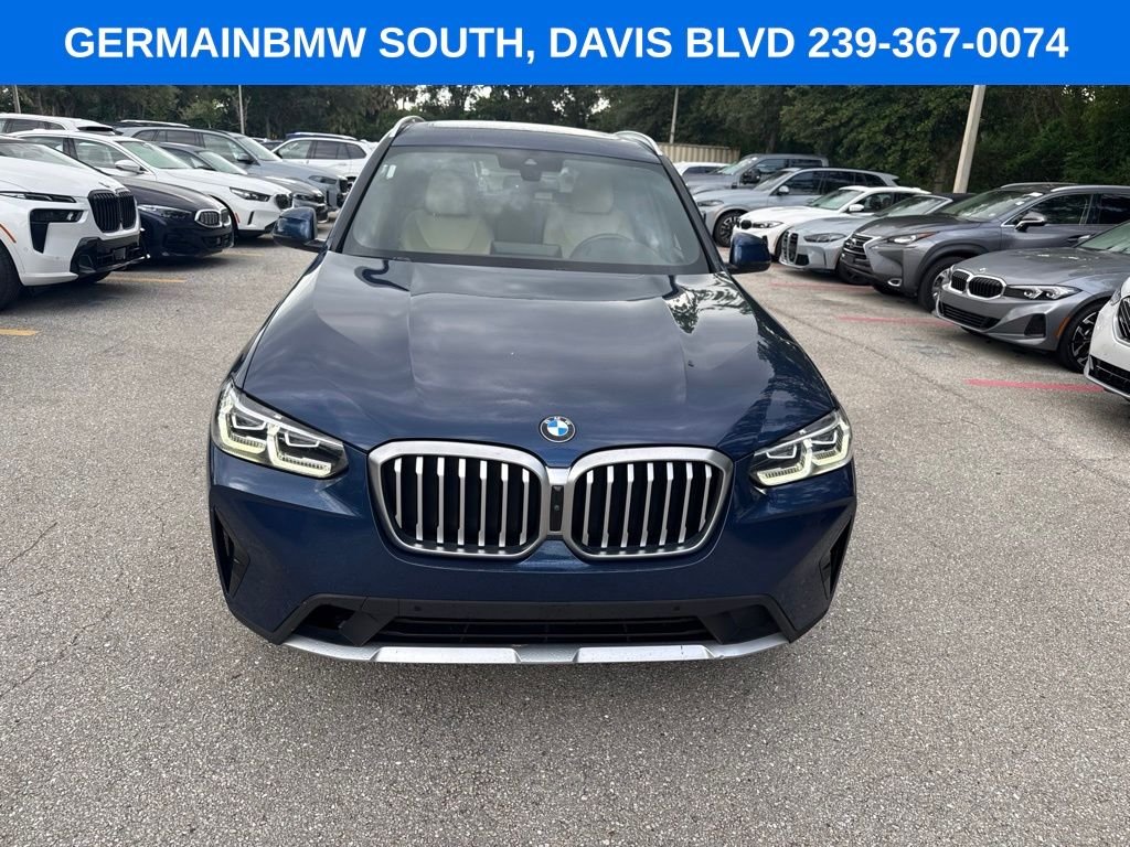 Certified Used 2023 Blue Metallic BMW xDrive30i image 8