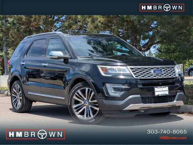 Used 2016 Shadow Black Ford Platinum image 1