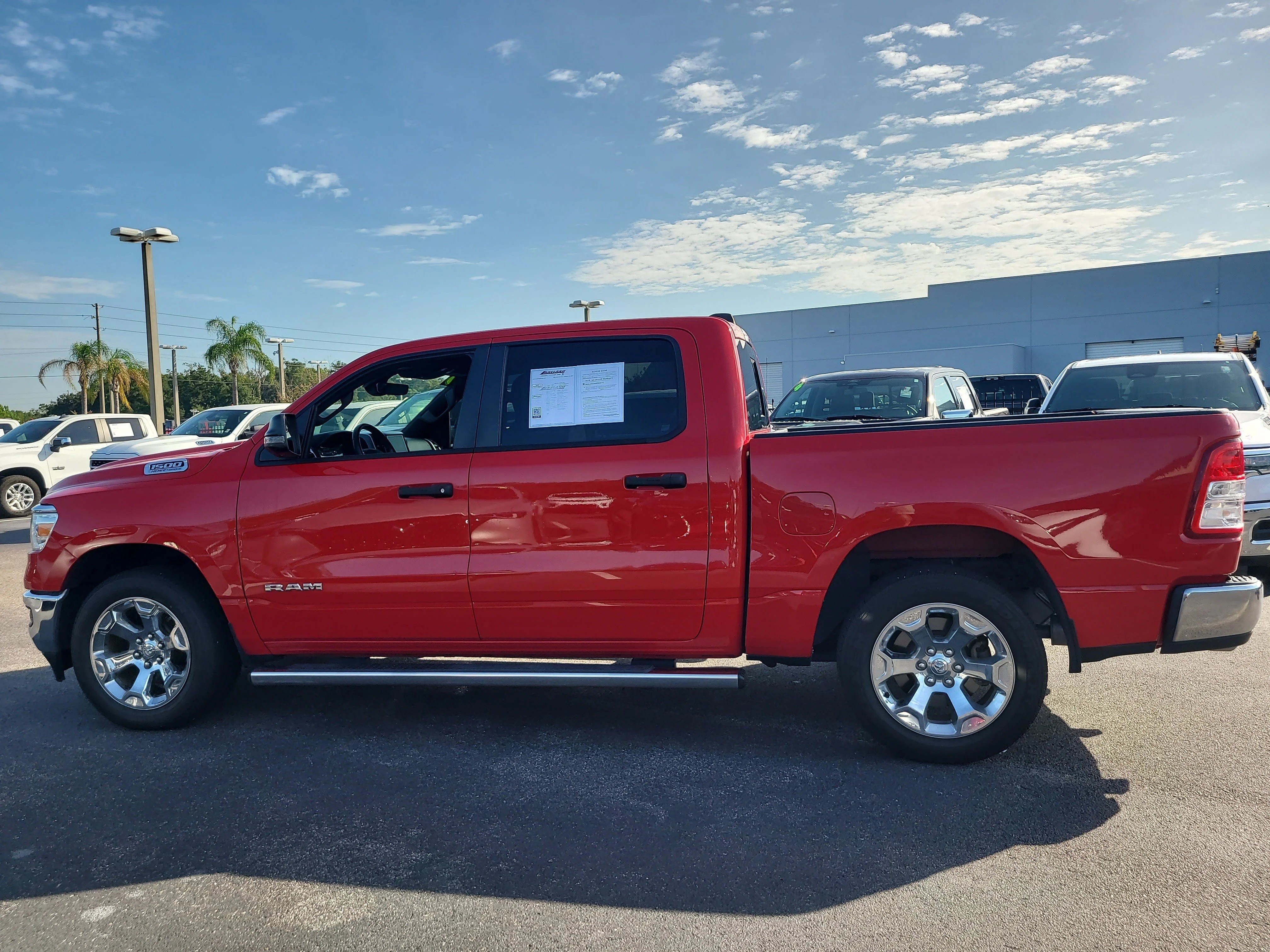 Used 2023 Flame Red Clearcoat Ram Big Horn image 7