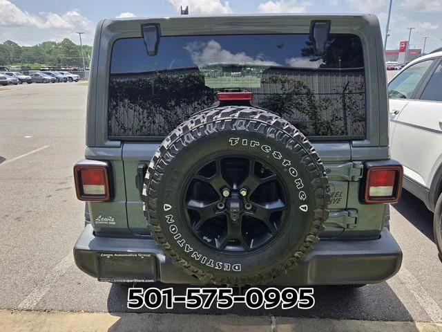 Used 2021 Gray Jeep Unlimited Willys image 8