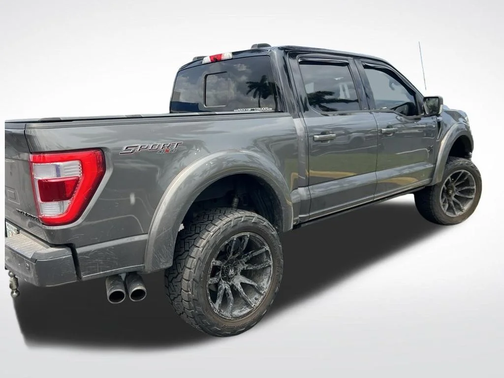 Used 2022 Carbonized Gray Metallic Ford Lariat image 3