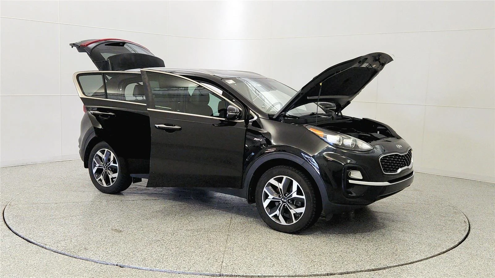 Used 2021 Black Cherry Kia EX image 9