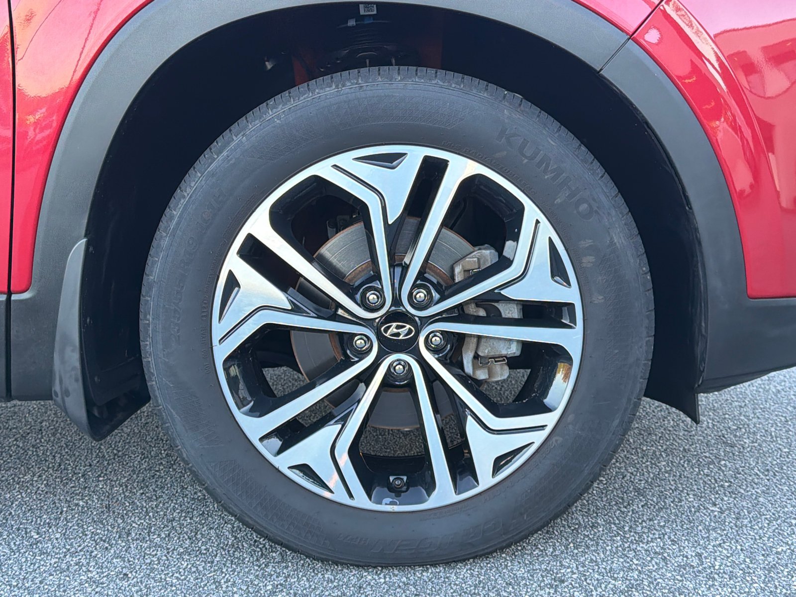 Used 2020 Scarlet Red Hyundai Limited image 12