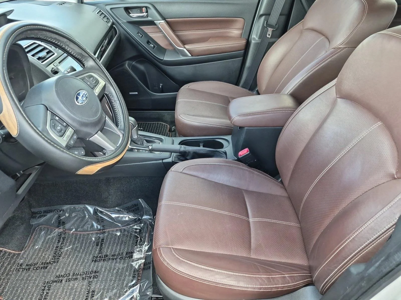 Used 2017 Crystal White Pearl Subaru Touring image 16