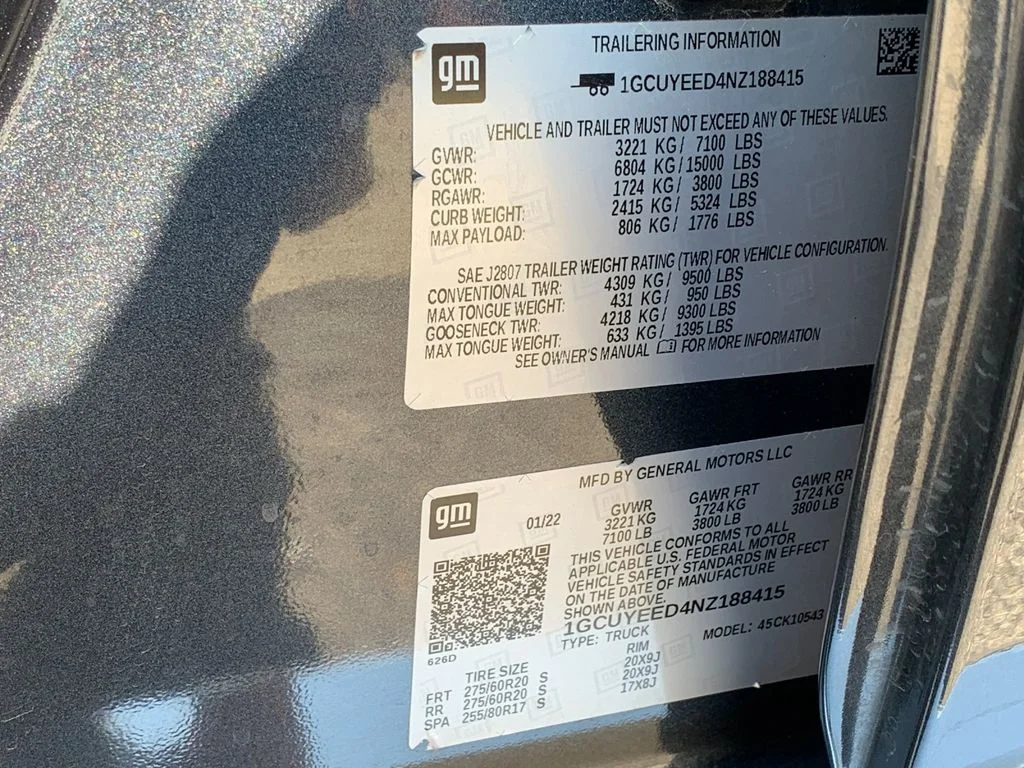 Used 2022 Gray Chevrolet RST image 40