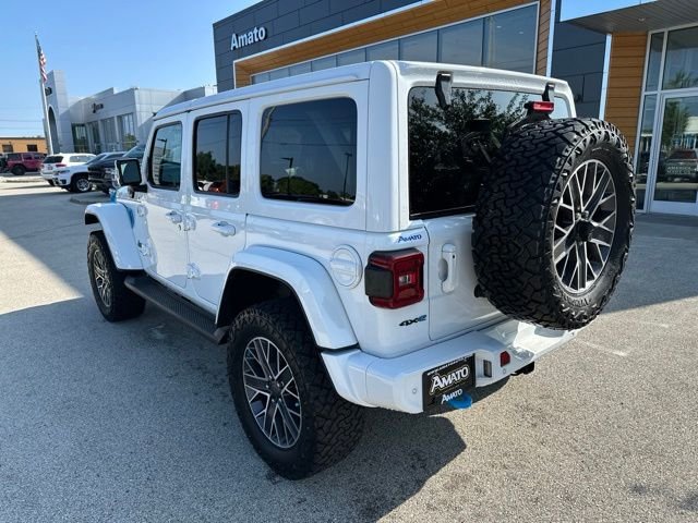 Used 2022 White Jeep Unlimited Sahara 4xe image 9