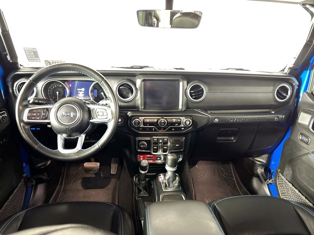 Used 2022 Blue Jeep Unlimited Rubicon 4xe image 12